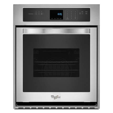 Whirlpool 24 In Self Cleaning Single Electric Wall Oven Stainless