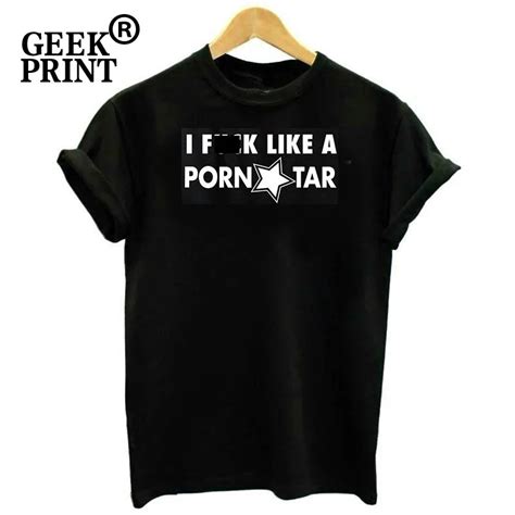 Women Tops I F Like A Porn Star Funny Lady Top Rude Sex Party Tee T