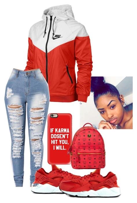 School By Nasza100 Liked On Polyvore Featuring Nike It Collective