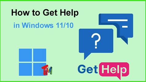How To Get Help In Windows 1110 2023 Solved 6 Ways Techmaina