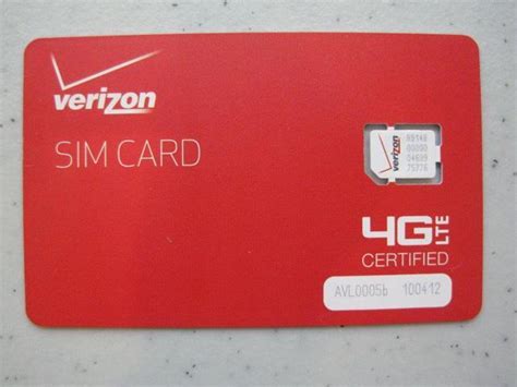 Maybe you would like to learn more about one of these? Verizon Wireless 4G LTE Nano SIM Card 4FF - Newegg.com