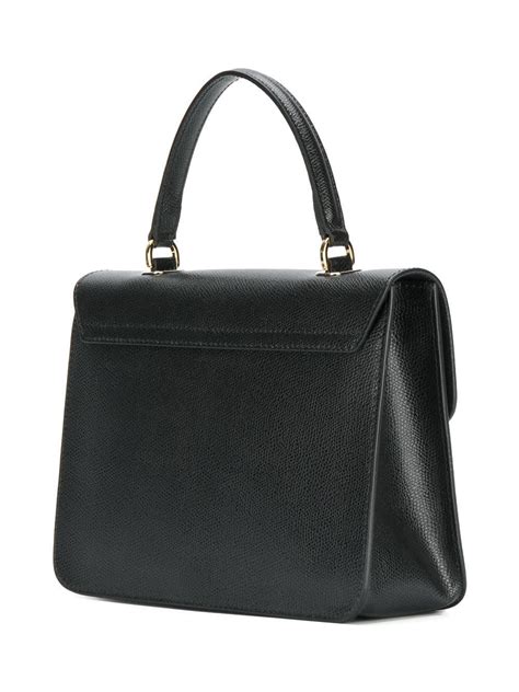 Furla Leather Metropolis Mini Tote Bag In Black Lyst