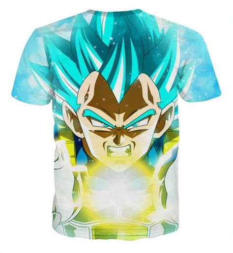 Dragon Ball Blue Vegeta Super Saiyan God Kamehameha T Shirt Saiyan Stuff