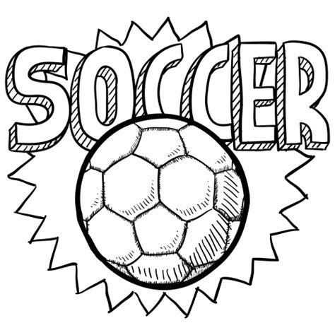 Small soccer ball coloring page. Soccer Ball Coloring Page For Kids - KidsPressMagazine.com