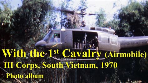 With The 1st Cavalry Airmobile Iii Corps South Vietnam 1970 Photo