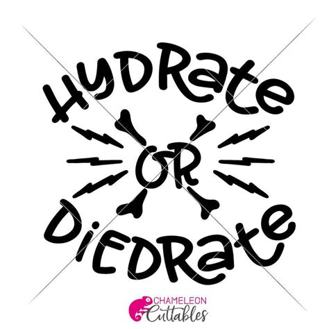 Hydrate Or Diedrate Svg Png Dxf Eps Chameleon Cuttables Llc