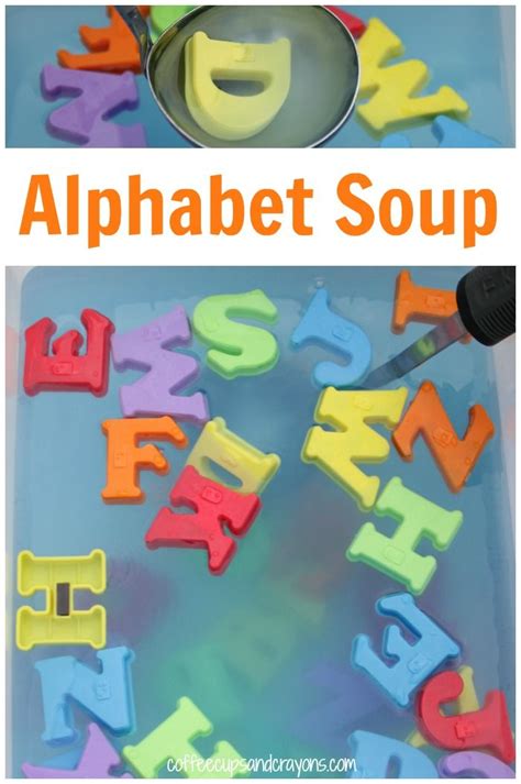 Alphabet Soup Early Literacy Activity Early Literacy Activities