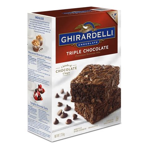 Ghirardelli Triple Chocolate Brownie Mix 4 Batches Costco Uk