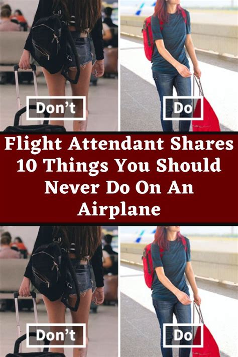 flight attendant shares 10 things you should never do on an airplane flight attendant hair