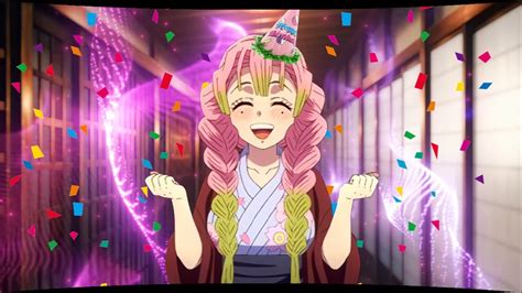 Mitsuri Birthday Amvedit Happy Birthday Mitsuri🎉 Youtube