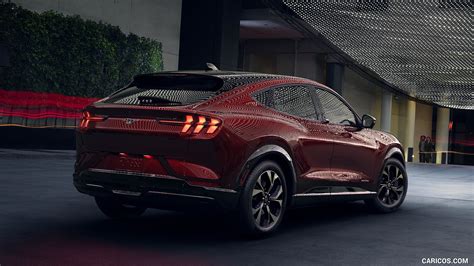 Ford Mustang Mach E 2021my Electric Suv Rear Three Quarter
