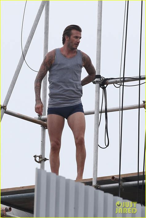 David Beckham Shows Underwear Goes Shirtless For Handm Photo 2963911