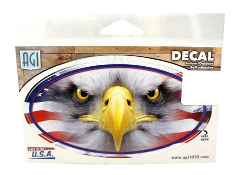 American Flag Eagle Decal Fashion Slap