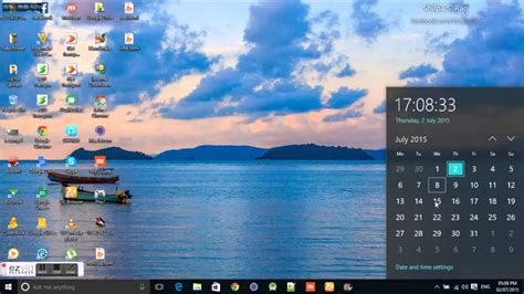 Whats New In Windows 10 2 Beautiful And Big Calendar Youtube