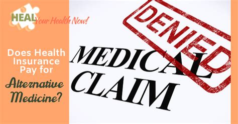 We did not find results for: Does Health Insurance Pay For Alternative Medicine? - Heal Your Health Now