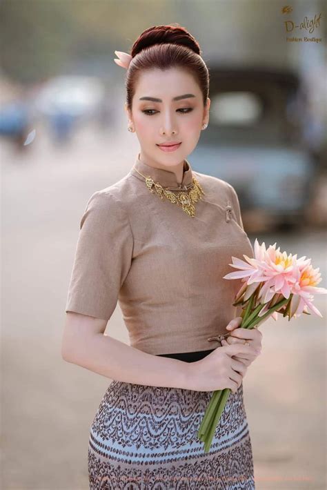 Pin By Bo Ma On Burmese Casual Dress In 2023 Traditional Dresses