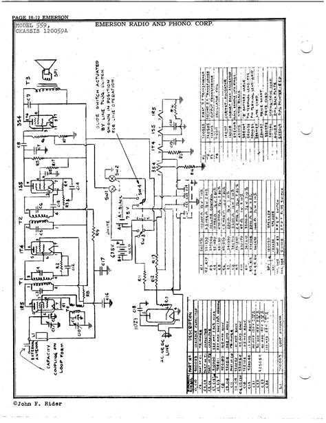 Emerson Radio And Phonograph Corp 559 Antique Electronic Supply