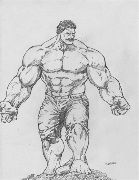 Hulk Drawing Drawing Skill