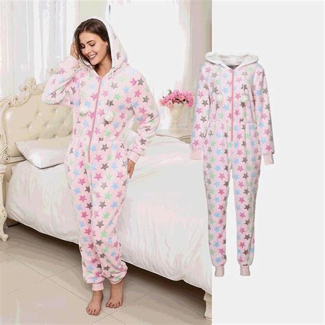 Keep Warm And Soft Flannel Women Onesies Pajama Kigurumi Cute Womens