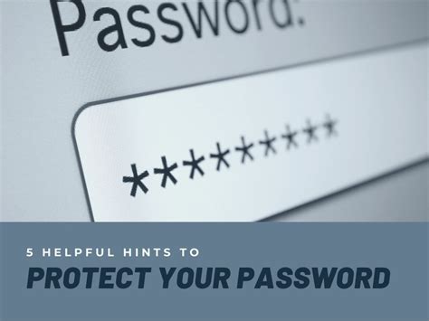 Protect Your Password With These Helpful Hints 1r Technologies