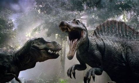 Jurassic Park 3s Spinosaurus Versus T Rex Battle Is The