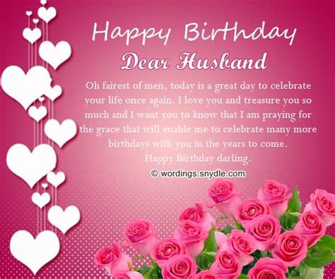 Happy Birthday Dear Husband Oh Fairest Of Men