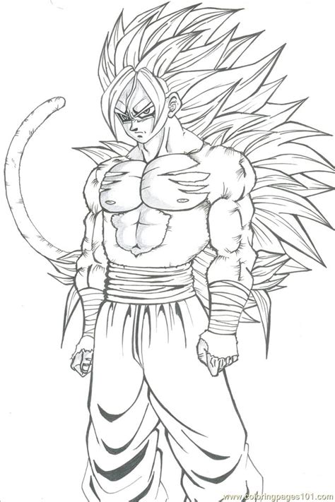 Dibujos De Goku Para Colorear E Imprimir Páginas Para Colorear