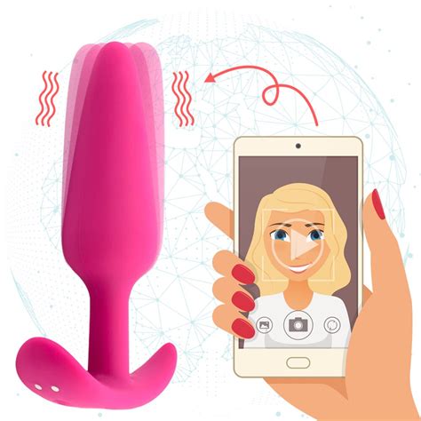 App Vibrator Bluetooth Control Vibrating Anal Plug Vaginal Anus