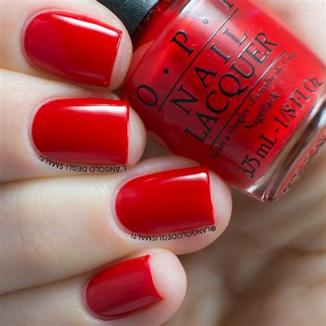 Opi Big Apple Red Nl N25 Opi Red Nail Polish Red Gel Nails Red
