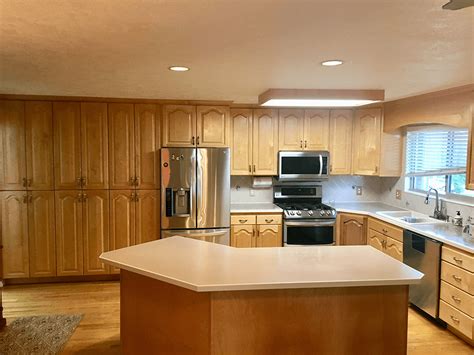 Refinish kitchen cabinets without stripping. Cabinet Refinishing Draper | Woodworks Refurbishing