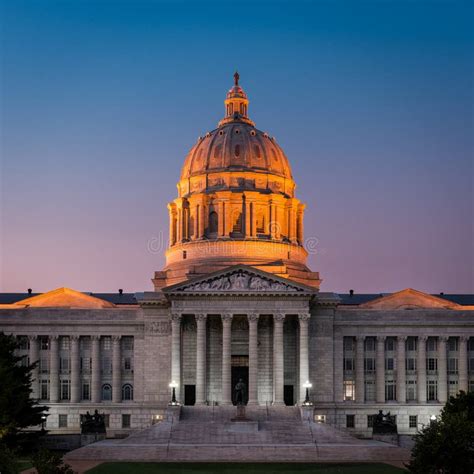 Missouri State Capitol Stock Image Image Of States Trees 43833895