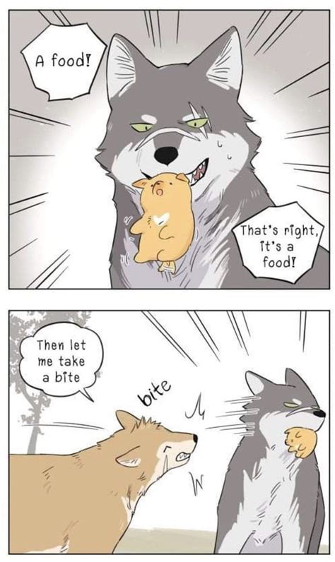 Papa Wolf And Puppy Comic Is Melting Hearts