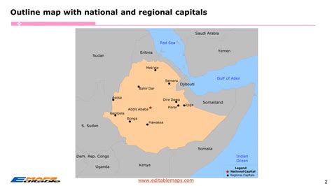 Ethiopia Map With Regions Editable Powerpoint Maps Sexiz Pix