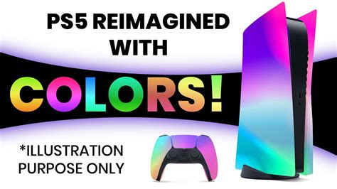 Ps5 Colors Playstation 5 Reimagined With Various Colors Photoshoped Youtube