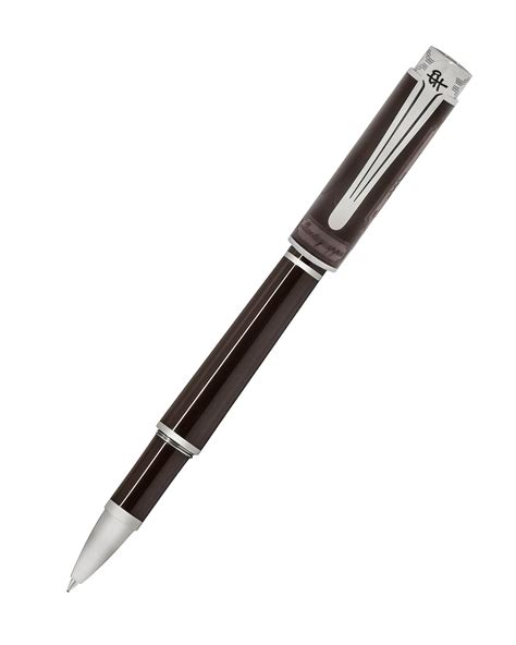 Montegrappa Icons Hemingway Novel Limited Edition Tobacco And Silver Rol