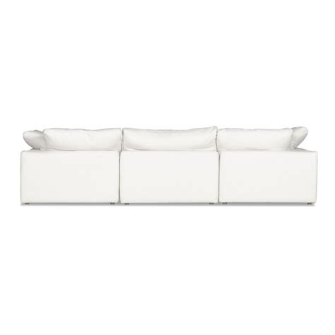 Cloud Classic Couch 5 Piece Modular Sofa Includes 2 Ottomans