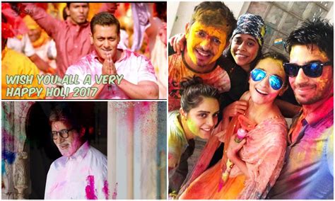 How Bollywood Stars Celebrated The Holi Festival