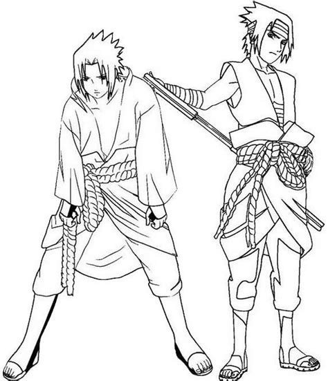 Printable Sasuke Coloring Pages Anime Coloring Pages The Best Porn