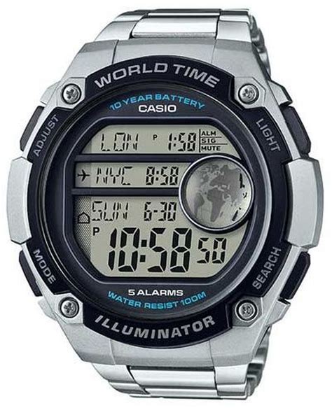 Shop 11 top casio world time watch and earn cash back all in one place. Men's Casio Sports Digital World Time Oversized Watch ...