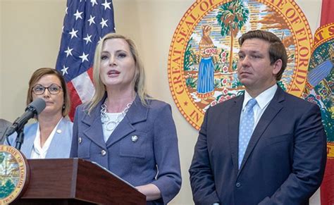 Florida Secretary Of State Laurel M Lee Applauds Governor Desantis