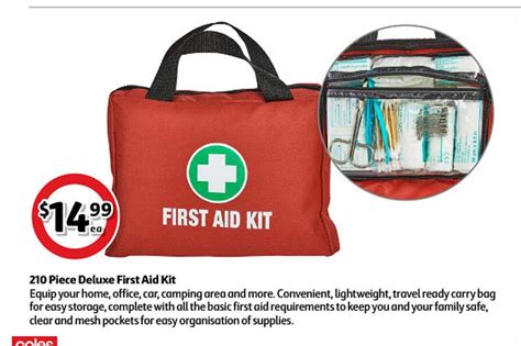 210 Piece Deluxe First Aid Kit Offer At Coles Au