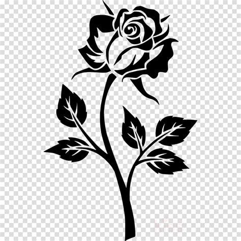 Free Rose Silhouette Cliparts Download Free Rose Silhouette Cliparts