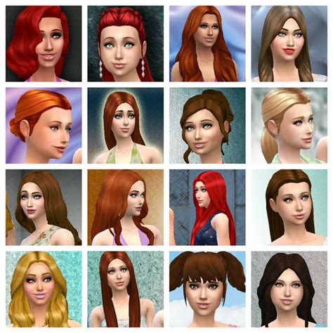 The Sims 4 Girls Hair Mega Post By Kiara 24 My Stuff Origin Girl