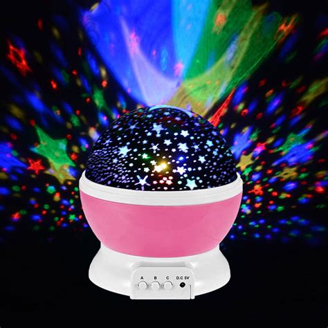 7 Color Light Led Rotating Projector Starry Night Lamp Star Sky