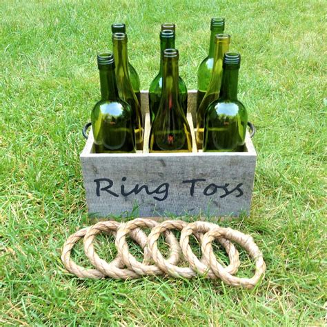 Hook And Ring Toss Bottle Game Diy The Ring Game Aka Ring Toss