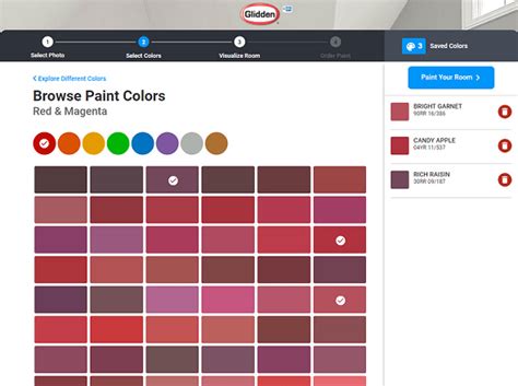 Glidden Paint Color Chart One Of The Most Helpful Tools Handy Home