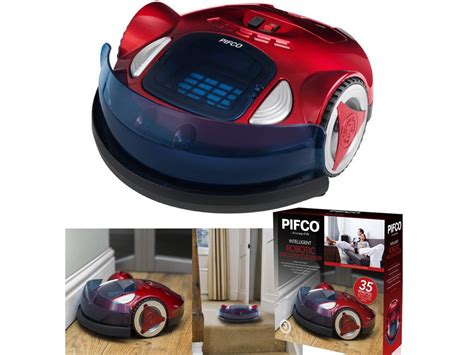 Pifco Robotic Automatic Cordless Vacuum Cleaner Carpet Floor Duster