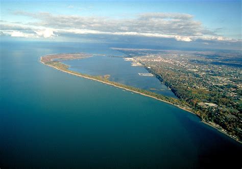 Aerial View Of Presque Isle State Park In Erie Pennsylvania Image