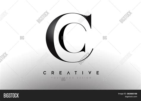 Cc Letter Design Logo Vector And Photo Free Trial Bigstock