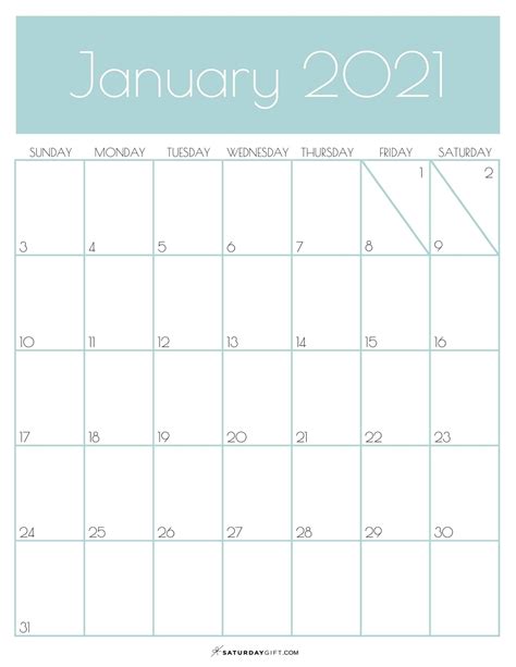 January Calendar Cute Andfree Printable January 2023 Calendar Designs